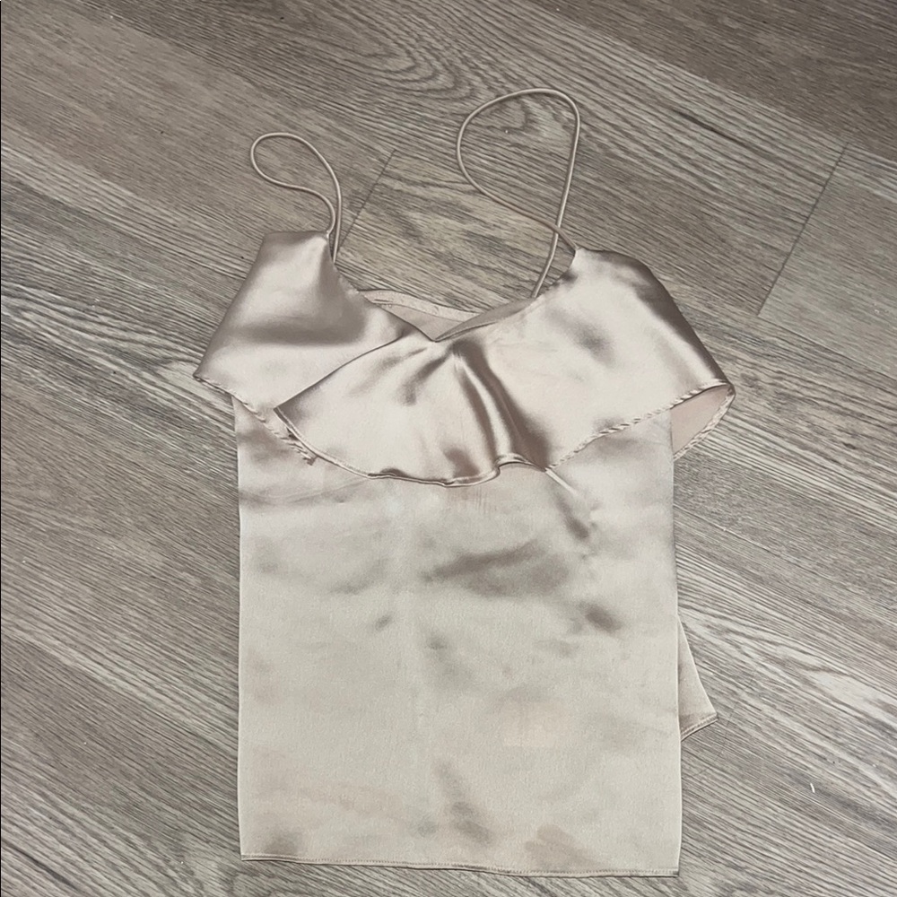 Elegant Cream washable silk top